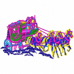 Cowboy And Hunter Embroidery Design 2 Cowboy And Hunter Embroidery Design 2